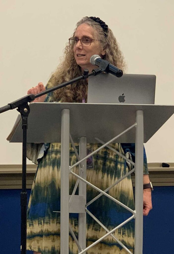 Christiana Gaudet presenting at StaarCon 2022.